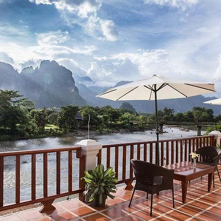 Thavisouk Riverside Hotel Ванг-В'єнг Екстер'єр фото